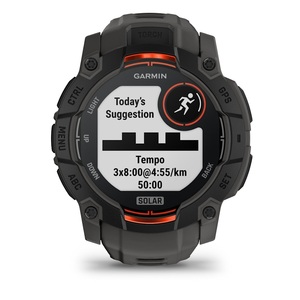 Часы Garmin Instinct 3 50mm Solar Black with Charcoal Silicone (010-02935-40G), фото 15