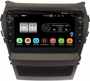 Штатная магнитола Hyundai Santa Fe III 2012-2018 LeTrun BPX609-9022 на Android 10 (4/64, DSP, IPS, с голосовым ассистентом, с крутилками)