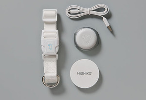 Умный ошейник и GPS-трекер для собак Mishiko белый (ежемесячный), фото 4