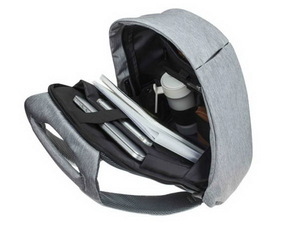 Рюкзак для ноутбука до 14 дюймов XD Design Bobby Compact, темно-серый/темно-синий, фото 4