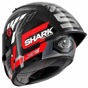Шлем Shark RACE-R PRO GP 06 REPLICA ZARCO WINTER TEST Black/Chrome/Red (L), фото 2