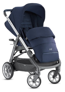 Коляска Inglesina Aptica System Duo 2 в 1 на шасси Aptica Blue Navy, Portland Blue, фото 7