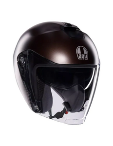 Шлем AGV IRIDES E2206 Mono Matt Pregiato Bronze XXL, фото 1