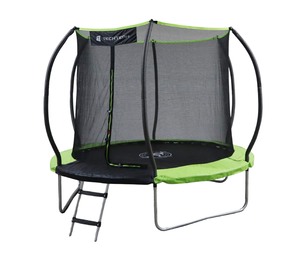Батут каркасный Tech Team KENGA 12FT черный-зеленый / black-green, фото 3