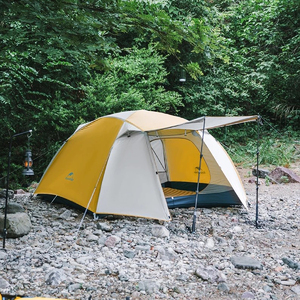 Палатка 2-местная Naturehike Yunchuan-Pro Ultra-Light 4 Seasons CNK2300ZP024 желтый/серый, фото 2