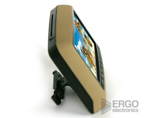 Навесной монитор на подголовник с диагональю 9" и встроенным DVD плеером ERGO ER9X1D (Бежевый), фото 4