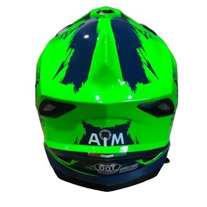 Шлем детский AiM JK802Y Green/Blue YM, фото 3