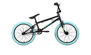 Велосипед Stark'22 Madness BMX 2 черный/зеленый/голубой
