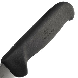 Кухонный нож Victorinox Fibrox, лезвие 15 см прямое, черный, фото 3