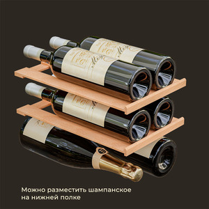 Винный холодильник (шкаф) термоэлектрический MEYVEL MV06-TBF1-Next, фото 8