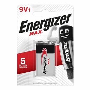 Energizer Max "Крона" 9V, фото 1