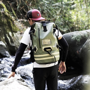 Влагозащитный рюкзак Stream Trail Dry Tank Stripe Ranger - Olive/Sand 40L, фото 3