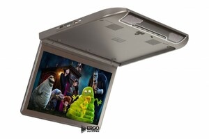 Автомобильный потолочный монитор 13.3" со встроенным Full HD медиаплеером ERGO ER13S (серый), фото 3