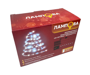 Инновационная водонепроницаемая LED-гирлянда ЛАМПОВА "Звёздный путь" холодный белый, 300 ламп, 32 метра (TYL-35-SB+220-CWL300-32), фото 19