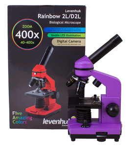 Микроскоп Levenhuk Rainbow 2L Amethyst\Аметист, фото 8