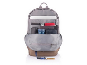 Рюкзак для ноутбука до 15,6 дюймов XD Design Bobby Soft, коричневый, фото 11