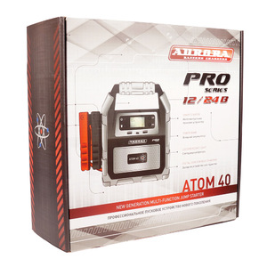 Профессиональное пусковое устройство AURORA ATOM 40 40000 мА/ч (12/24В)