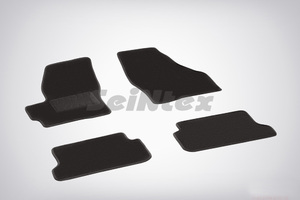 Ворсовые LUX коврики в салон Seintex для Mazda 6 2008-2013 (черные, 82338)