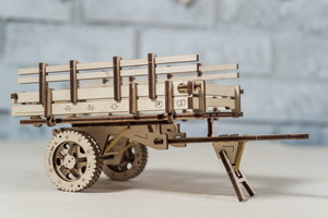 Механический деревянный конструктор Ugears Дополнение к грузовику, фото 32