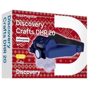 Лупа налобная с аккумулятором Discovery Crafts DHR 20, фото 2