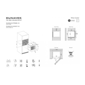 Винный шкаф Dunavox DVS-19.50SS, фото 10