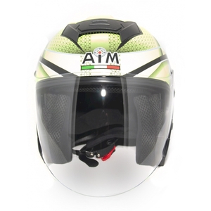Шлем AiM JK526 Yellow/Grey/Black глянцевый XXXL, фото 3