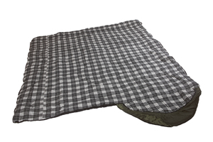 Спальный мешок INDIANA Vermont Extreme R-zip от -27 °C (одеяло с подголовником, фланель, 195+35X85 см), фото 4