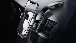 Автомобильный держатель для телефона на панель Baseus Metal Age Gravity Car черный, фото 2