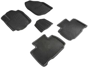 Коврики EVA 3D ромб Seintex для Ford C-MAX 2003-2010-н.в. (черные, 95368)