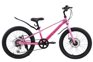 Велосипед детский Tech Team Forca 20" pink 2024 (магниевый сплав), фото 1