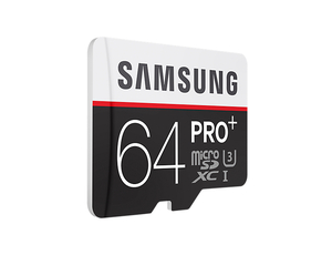 Карта памяти Samsung microSDHC PRO+ 64Gb U3 95-90MBs