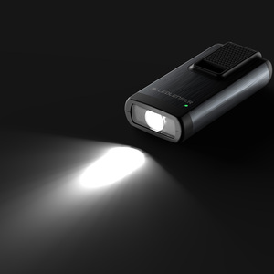 Фонарь-брелок LED Lenser K6R, серый, фото 4