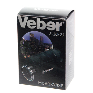 Монокуляр Veber 8-20x25, черный, фото 7