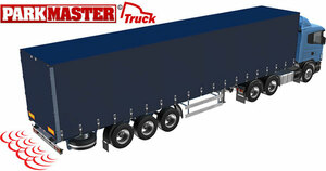 Система безопасной парковки для грузового транспорта ParkMaster Truck-04 (для ТС без прицепа, 4 датчика), фото 1