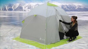 Зимняя палатка Лотос 3 Универсал Т (со съемным утеплителем), фото 4