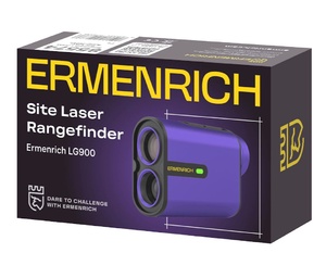Лазерный строительный дальномер Ermenrich LG900, фиолетовый, фото 2