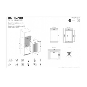 Винный шкаф Dunavox DVH-44.120DB.TO, фото 8