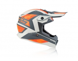 Шлем детский Acerbis IMPACT STEEL JUNIOR Orange/Grey S (47-48), фото 3