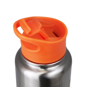Термос Biostal Спорт (1 литр), стальной/оранжевый, фото 3