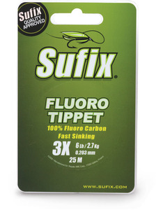 Леска SUFIX Fluoro Tippet прозрачная 25м 0.203мм 2.7кг, фото 1