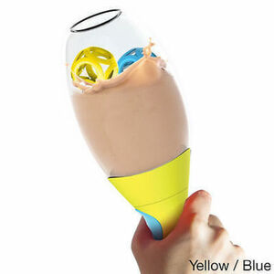 Шейкер Asobu Samba (0,6 литра), желтый/голубой, фото 2