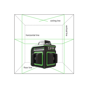 Лазерный уровень ADA CUBE 360 2V GREEN PROFESSIONAL EDITION, фото 5