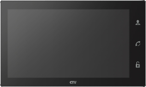 Цветной монитор видеодомофона CTV-M4102FHD (черный), фото 1