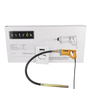 Вибратор портативный Zitrek ZKVD950 вал 1.5 м. со встроенной булавой ф-35 мм., фото 5