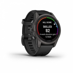 Часы Garmin fenix 7S Pro Saph Solar, Carbon Gray Ti w/Black Band (010-02776-11G) (010-02776-54), фото 3