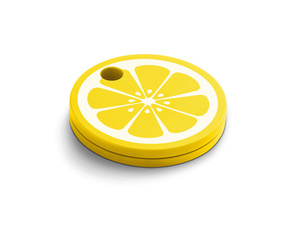 Умный брелок Chipolo CLASSIC Fruit "Лимон" со сменной батарейкой, желтый, фото 1
