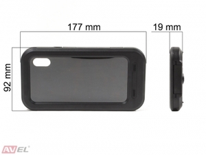 Водонепроницаемый чехол/ держатель для iPhone X/XS на велосипед и мотоцикл DRCXIPHONE (черный), фото 3