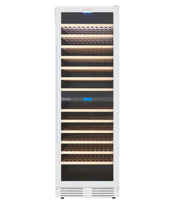 Винный шкаф CellarPrivate двухзонный на 163 бутылки белый CP165-2TW, фото 1