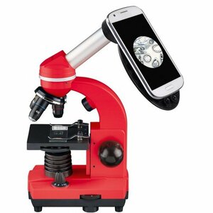 Микроскоп Bresser Junior Biolux SEL 40–1600x, красный, фото 3