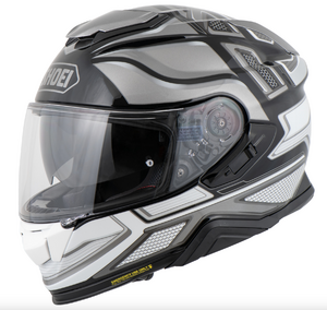 Мотошлем GT-Air 2 NOTCH SHOEI (черно-серо-белый глянцевый, TC-5, M)